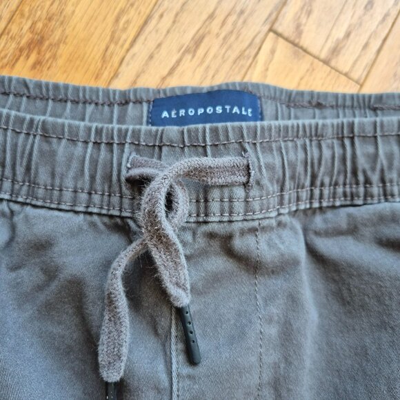 Aeropostale Utility Cargo Jogger Gray Large - Picture 3 of 12
